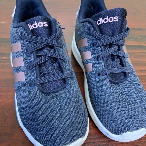 Adidas Cloudfoam Racer TR Sneakers Shoes Slip On Mesh Blue Toddler Size 8 Baby - Picture 5 of 9